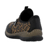 Rieker N32G0-90 Schwarz/Braun Leopard Shoes
