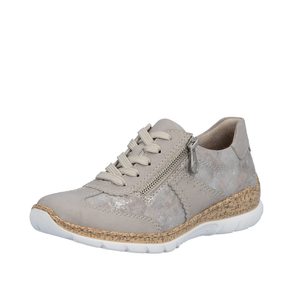 Rieker N4221-90 Nikita Metallic Shoes