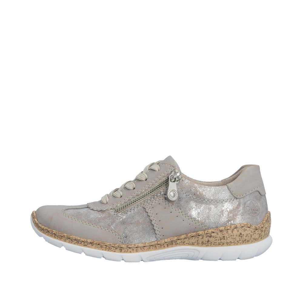 Rieker N4221-90 Nikita Metallic Shoes