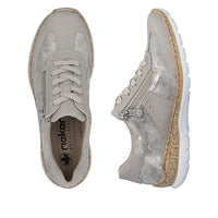 Rieker N4221-90 Nikita Metallic Shoes