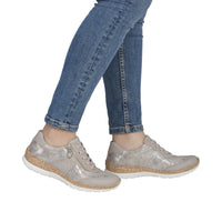 Rieker N4221-90 Nikita Metallic Shoes