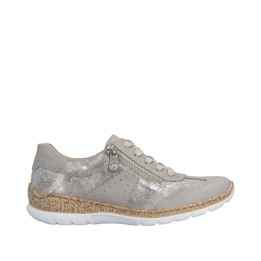 Rieker N4221-90 Nikita Metallic Shoes