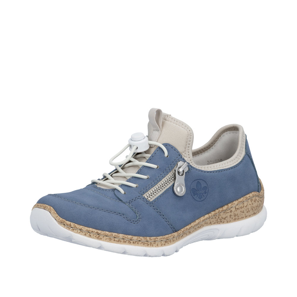 Rieker N42G0-14 Nikita Blue Shoes