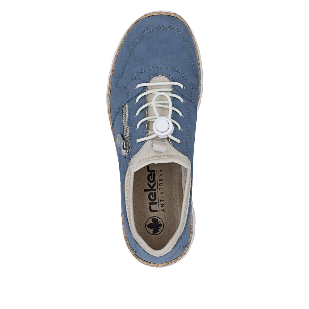 Rieker N42G0-14 Nikita Blue Shoes