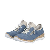 Rieker N42G0-14 Nikita Blue Shoes