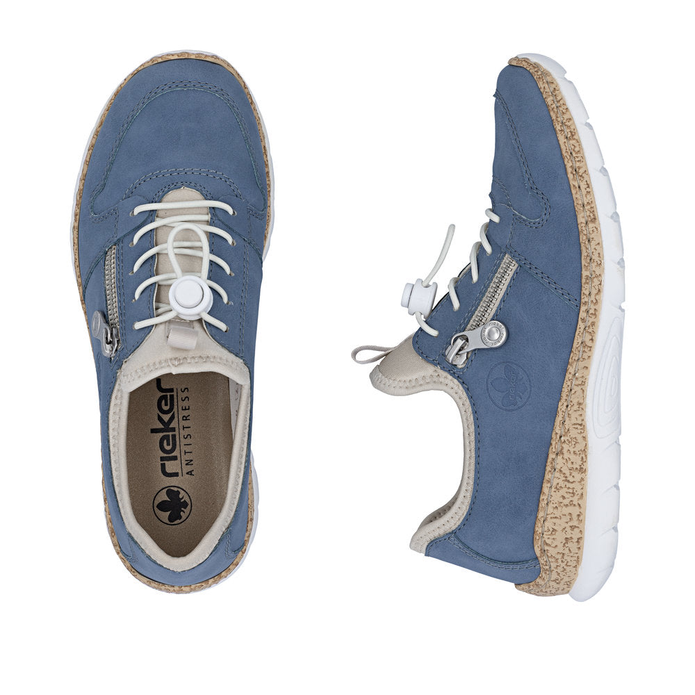 Rieker N42G0-14 Nikita Blue Shoes