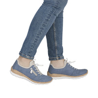 Rieker N42G0-14 Nikita Blue Shoes