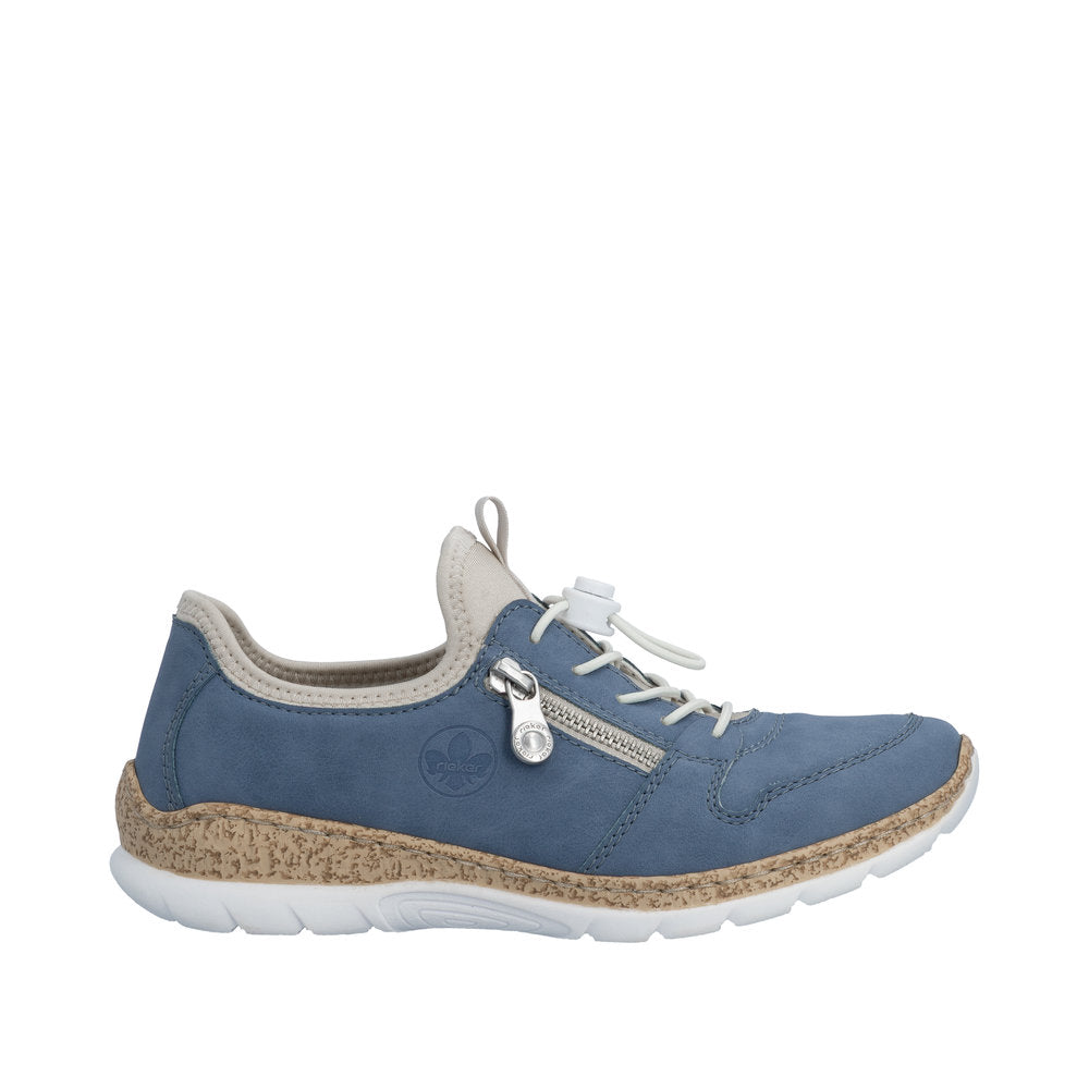 Rieker N42G0-14 Nikita Blue Shoes