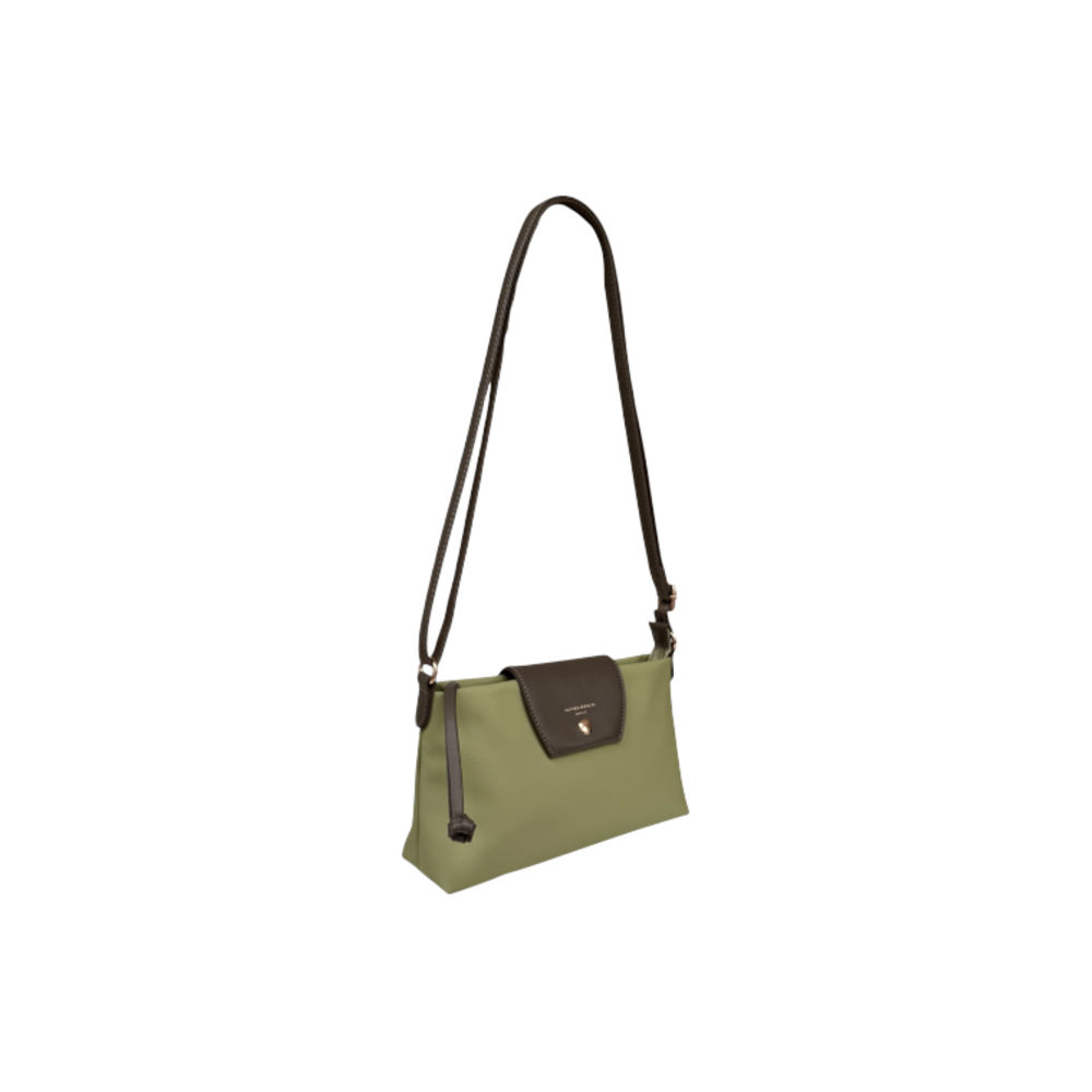 Nova Leathers Small Tab Over Shoulder Moss Green (NVCM8366)