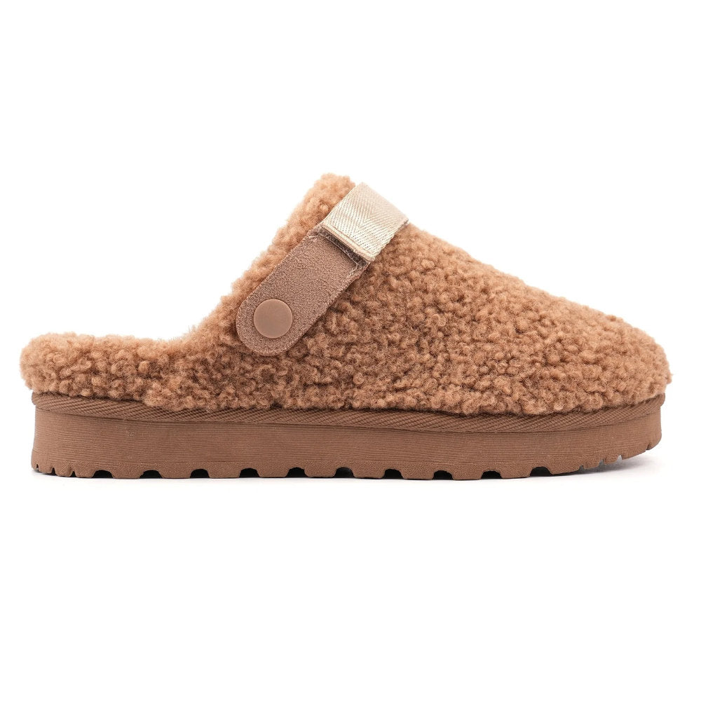Lunar Naples Mink Slipper (Adjustable Strap) KLZ002 MK
