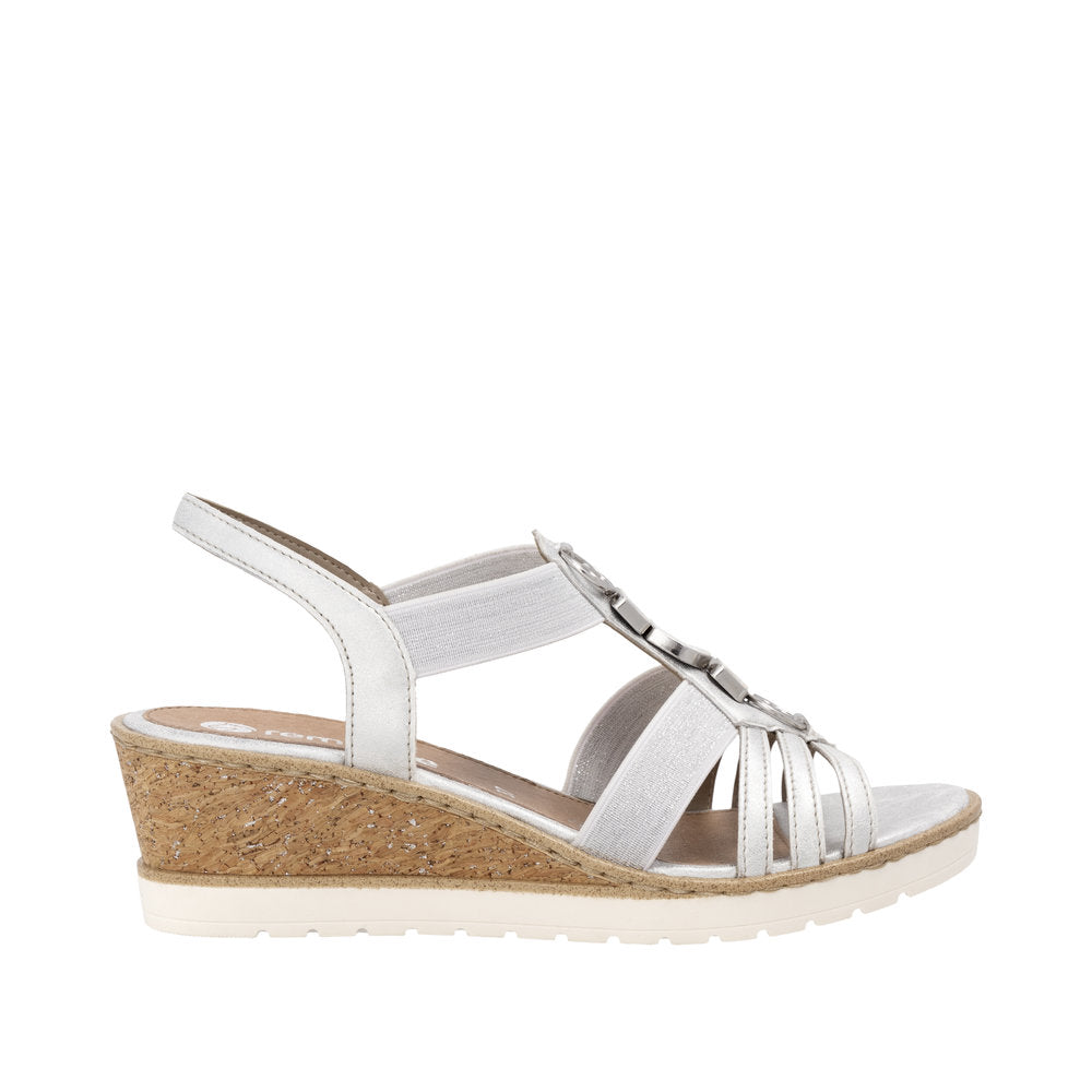 Remonte R6264-92 Fanni Silver Sandals
