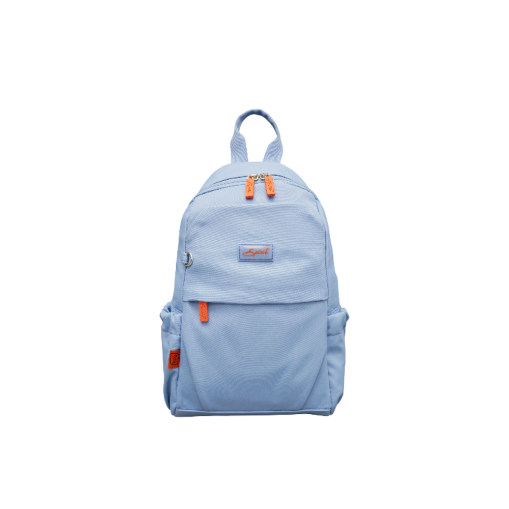 Nova Leathers Medium Single Strap Backpack Cornflower Blue Orange(Redcliffe)