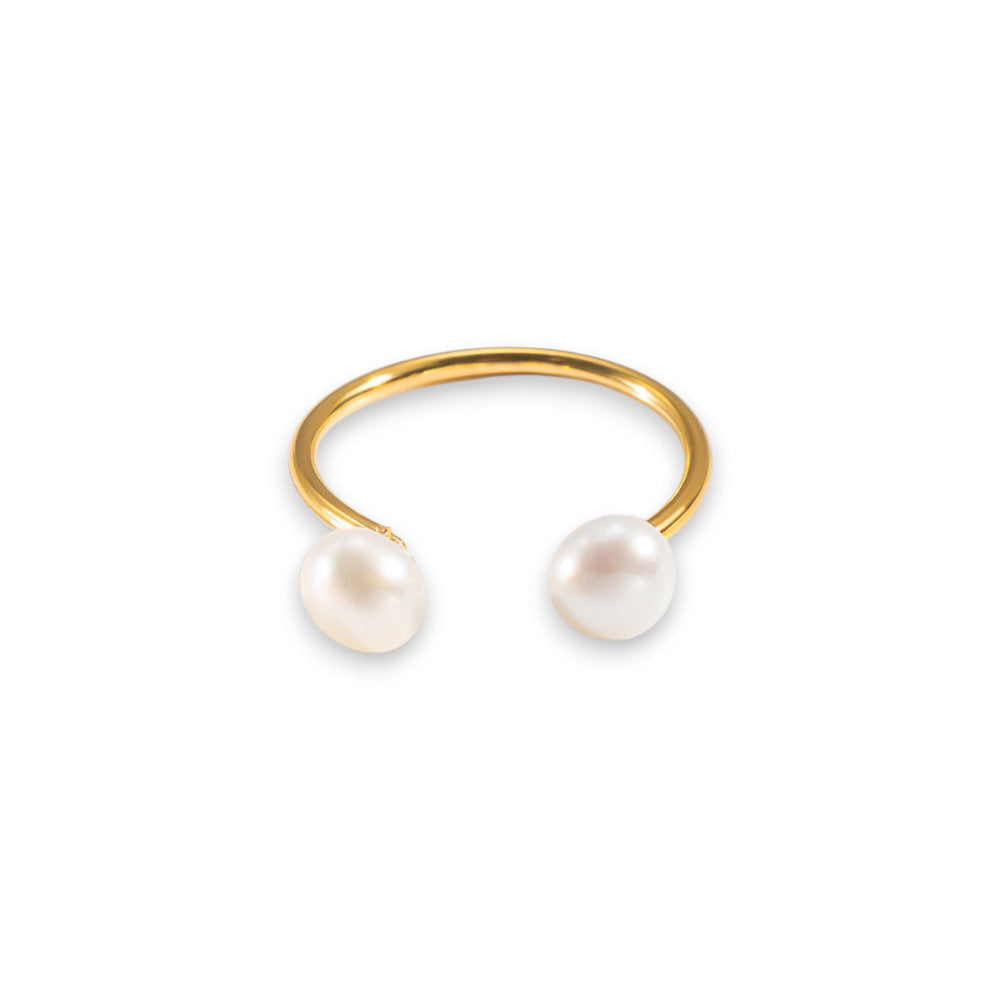 White Leaf RNN06GP Ring