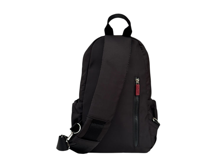 Nova Leathers Medium Single Strap Backpack Black Ox (REDCLIFFE)