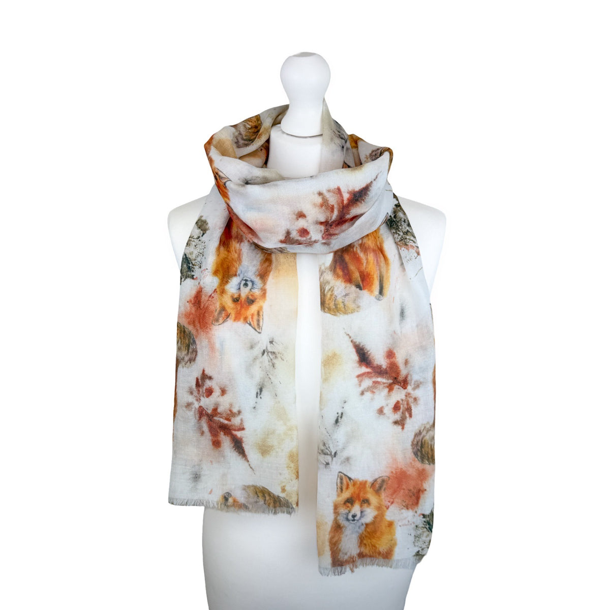 SH Sales Fox Print Scarf SHLP1338