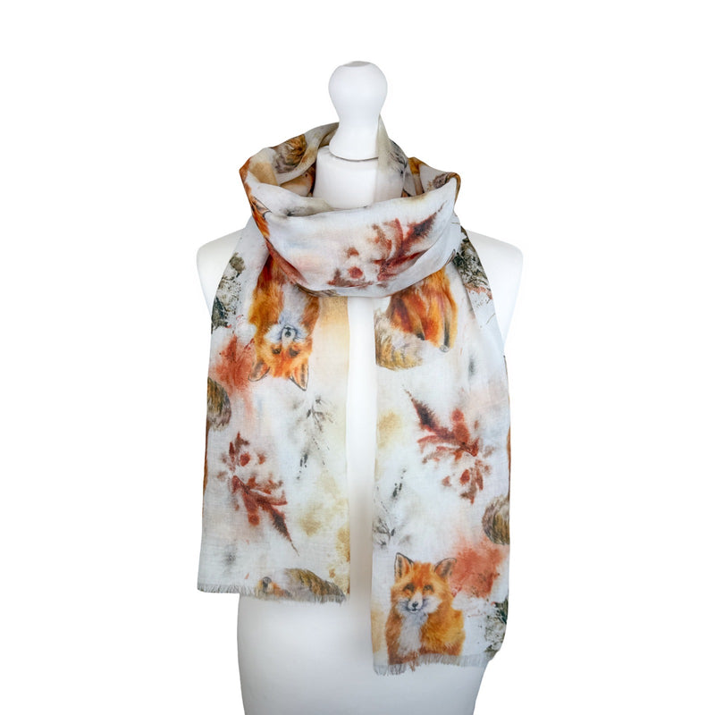 SH Sales Fox Print Scarf SHLP1338