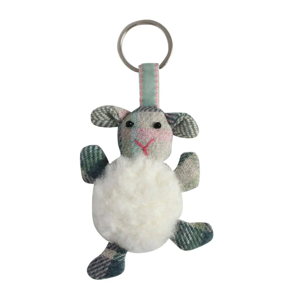 Earth Squared Tweed Keyring Sheep Skye  (TS26SHKRSKY)