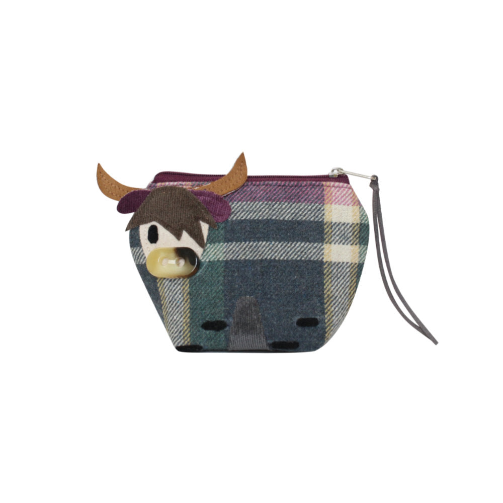 Earth Squared Barnes Tweed Cow Purse (T25MOOBAR)