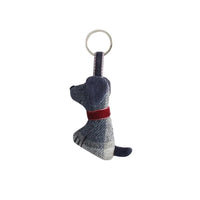 Earth Squared 8 Mixed Tweed Dog Keyring