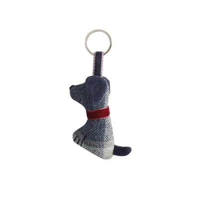 Earth Squared 8 Mixed Tweed Dog Keyring