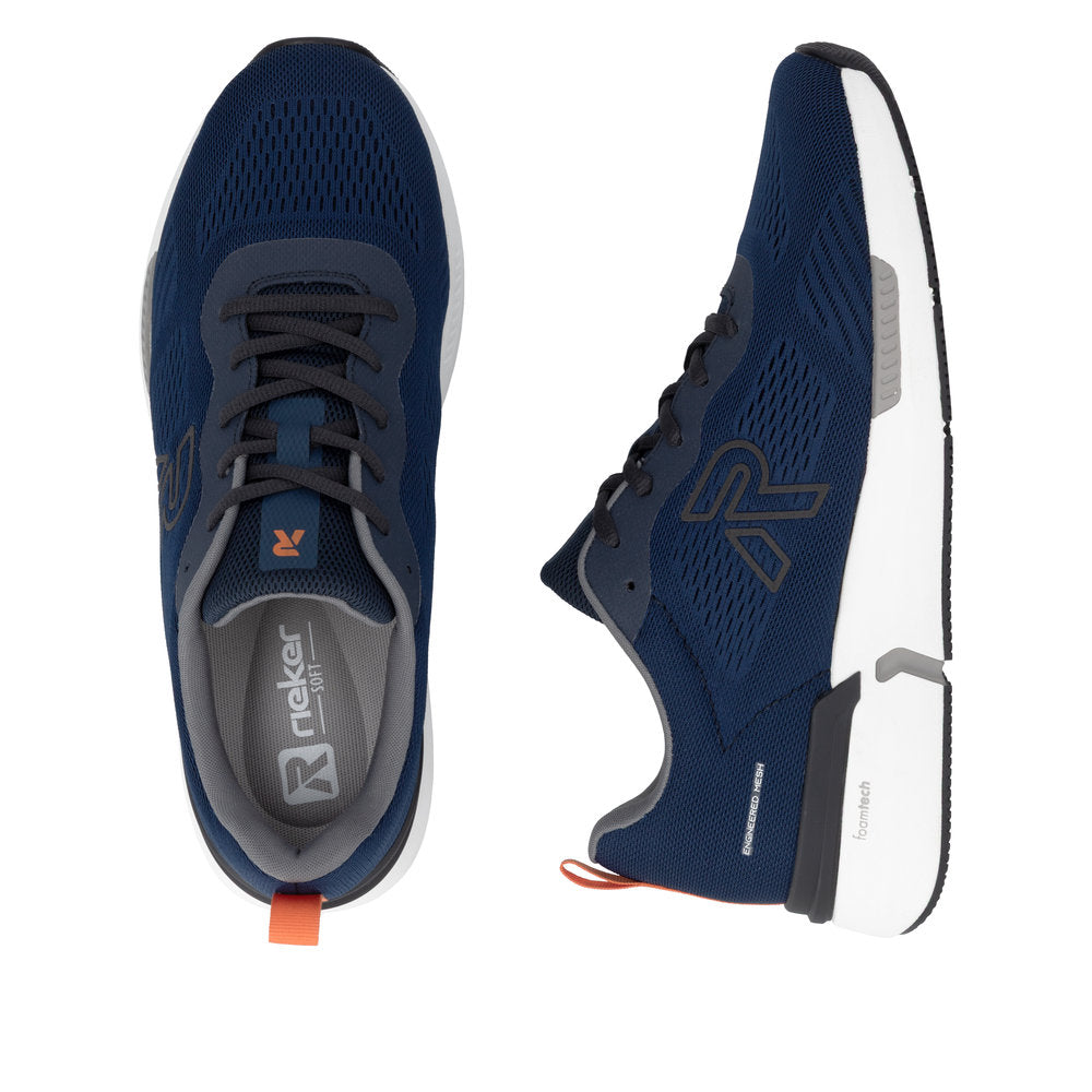 Rieker U1404-14 Justus Navy Trainers