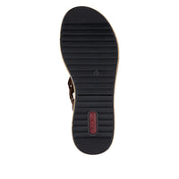 Rieker V1765-24 Lisa Brown Sandals