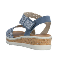 Rieker V4150-14 Lisa Blue Sandals