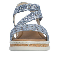 Rieker V4150-14 Lisa Blue Sandals
