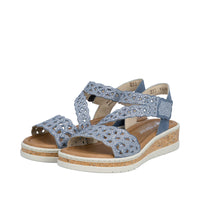 Rieker V4150-14 Lisa Blue Sandals