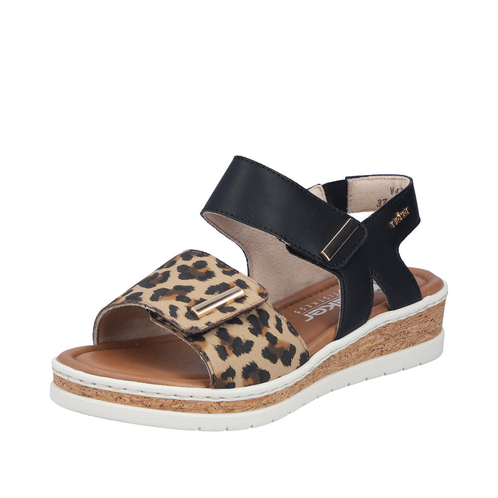 Rieker V4181-00 Lisa Brown Sandals