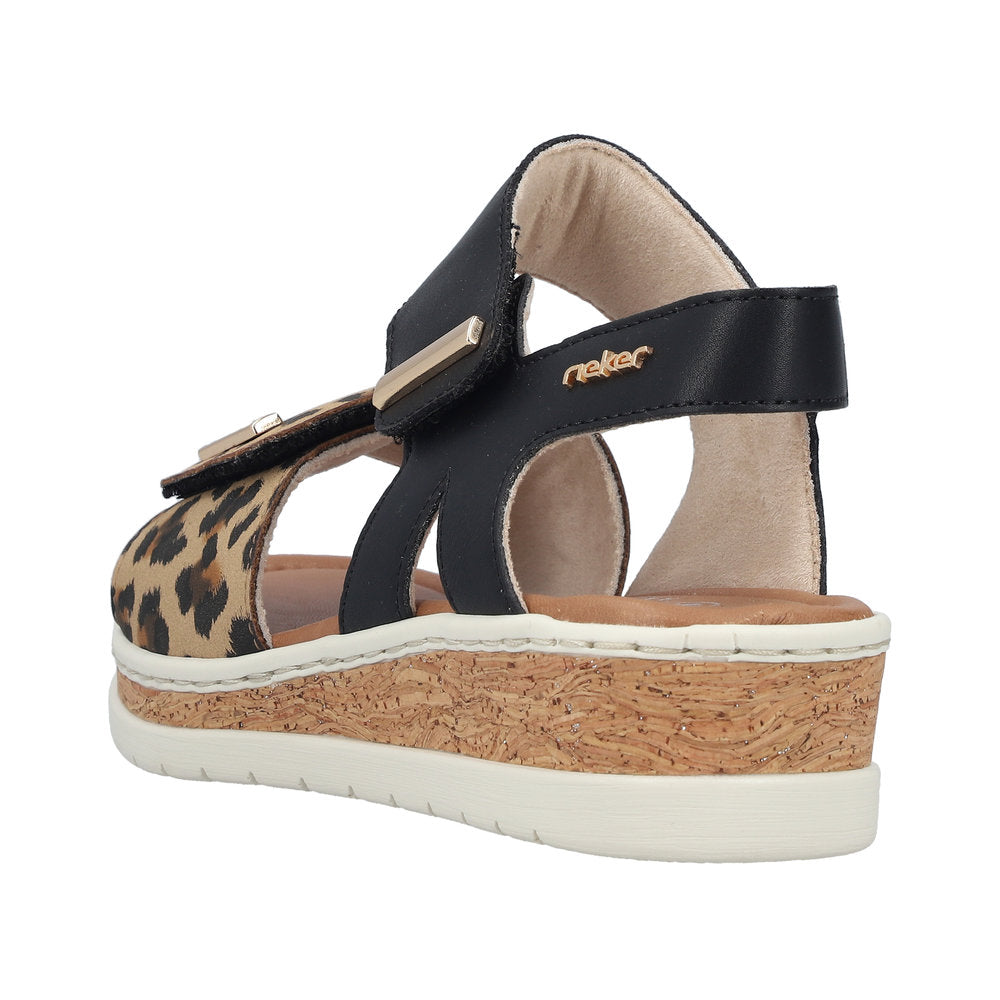 Rieker V4181-00 Lisa Brown Sandals
