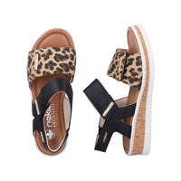 Rieker V4181-00 Lisa Brown Sandals