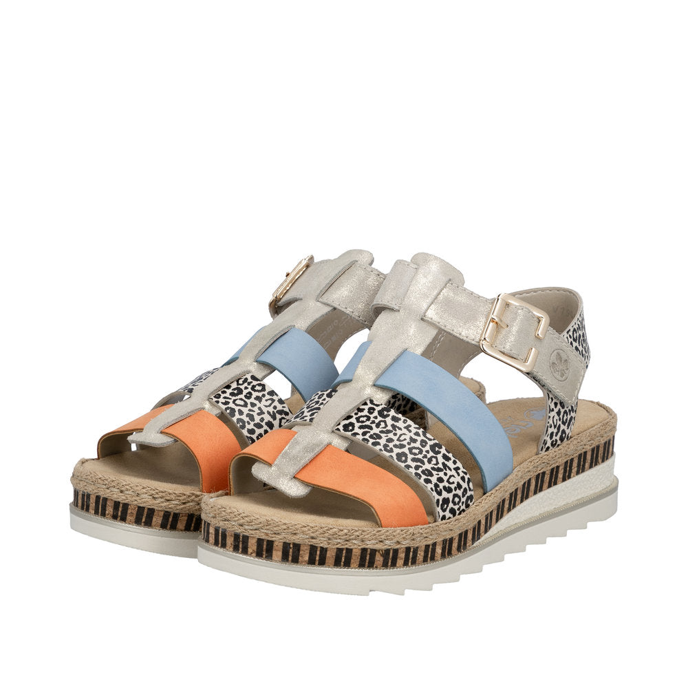 Rieker V7904-90 Regina Multi Sandals