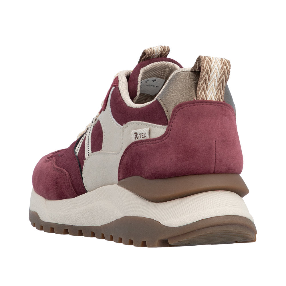 Rieker W2501-35 Akilah Red Trainers