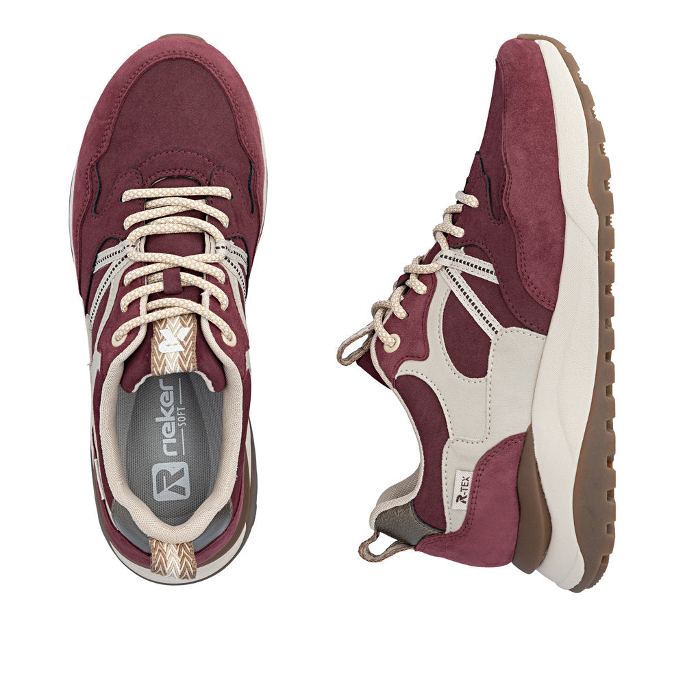 Rieker W2501-35 Akilah Red Trainers