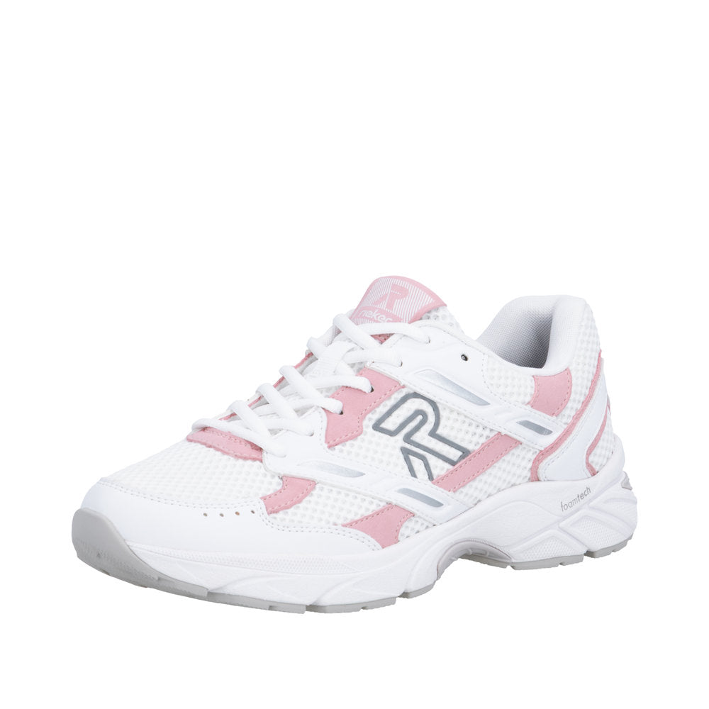 Rieker W4200-80 Brooklyn White Trainers