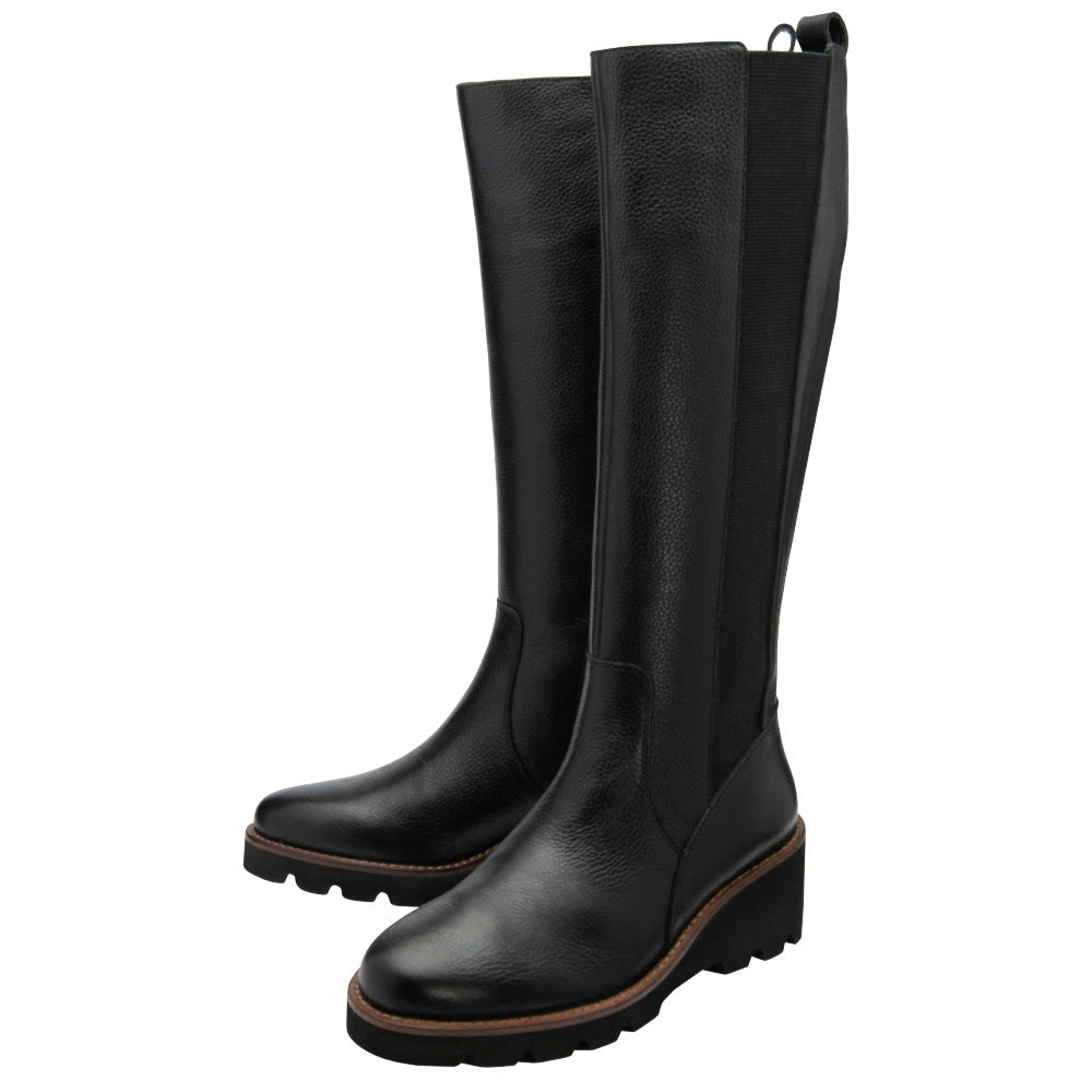 Lotus Wrenley Black Boots