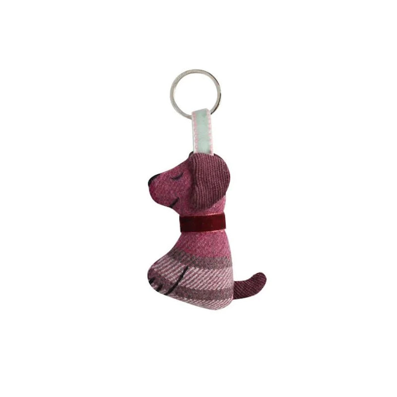 Earth Squared 8 Mixed Tweed Dog Keyring