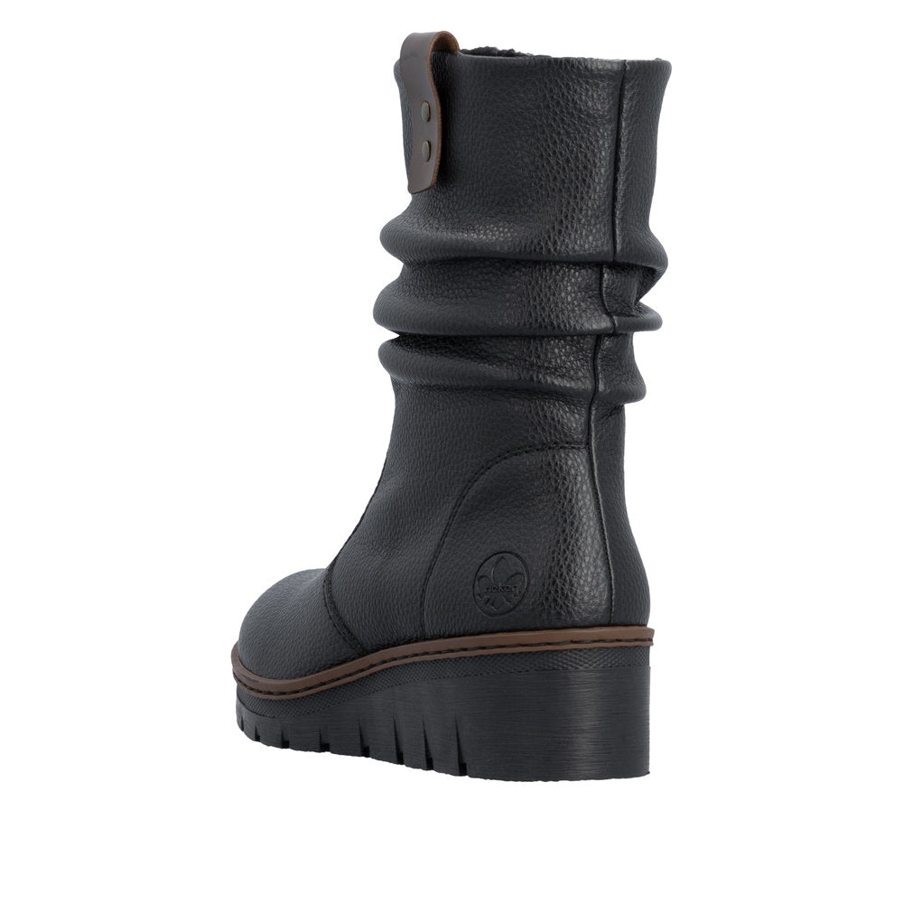 Rieker X9155-00 Prisca Black Boots