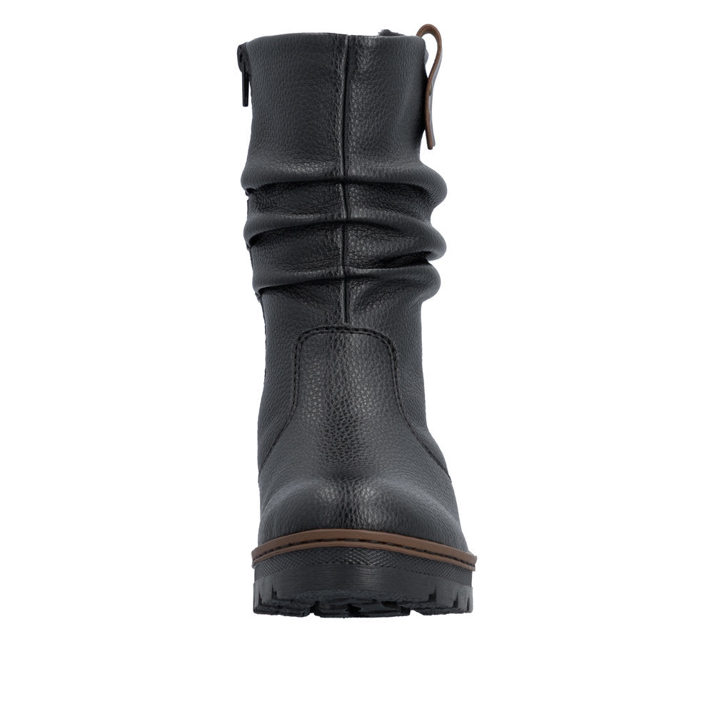 Rieker X9155-00 Prisca Black Boots