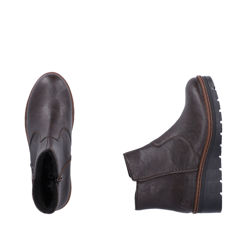 Rieker X9165-25 Prisca Brown Boots