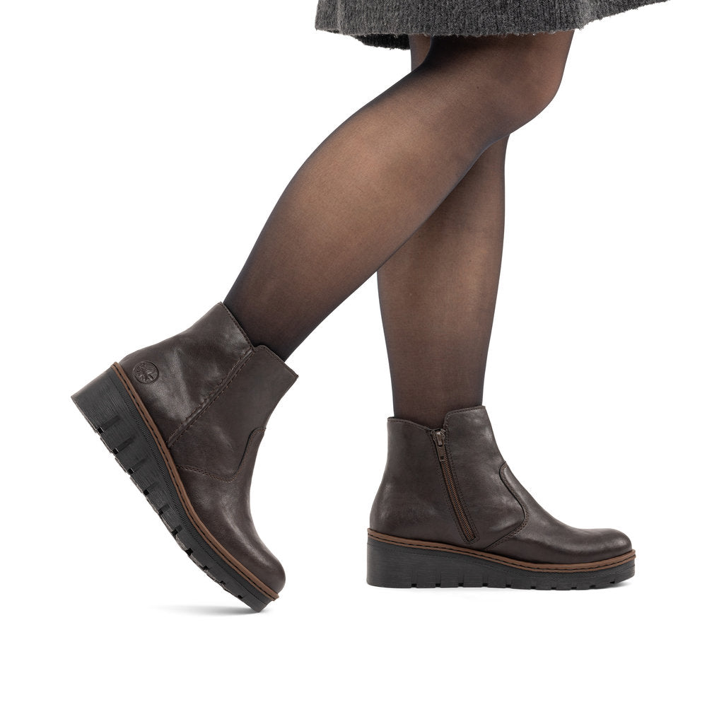 Rieker X9165-25 Prisca Brown Boots