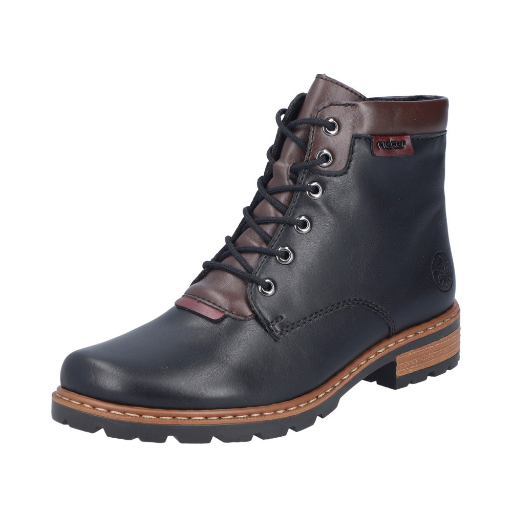 Rieker Z9340-00 Britta Black Boots