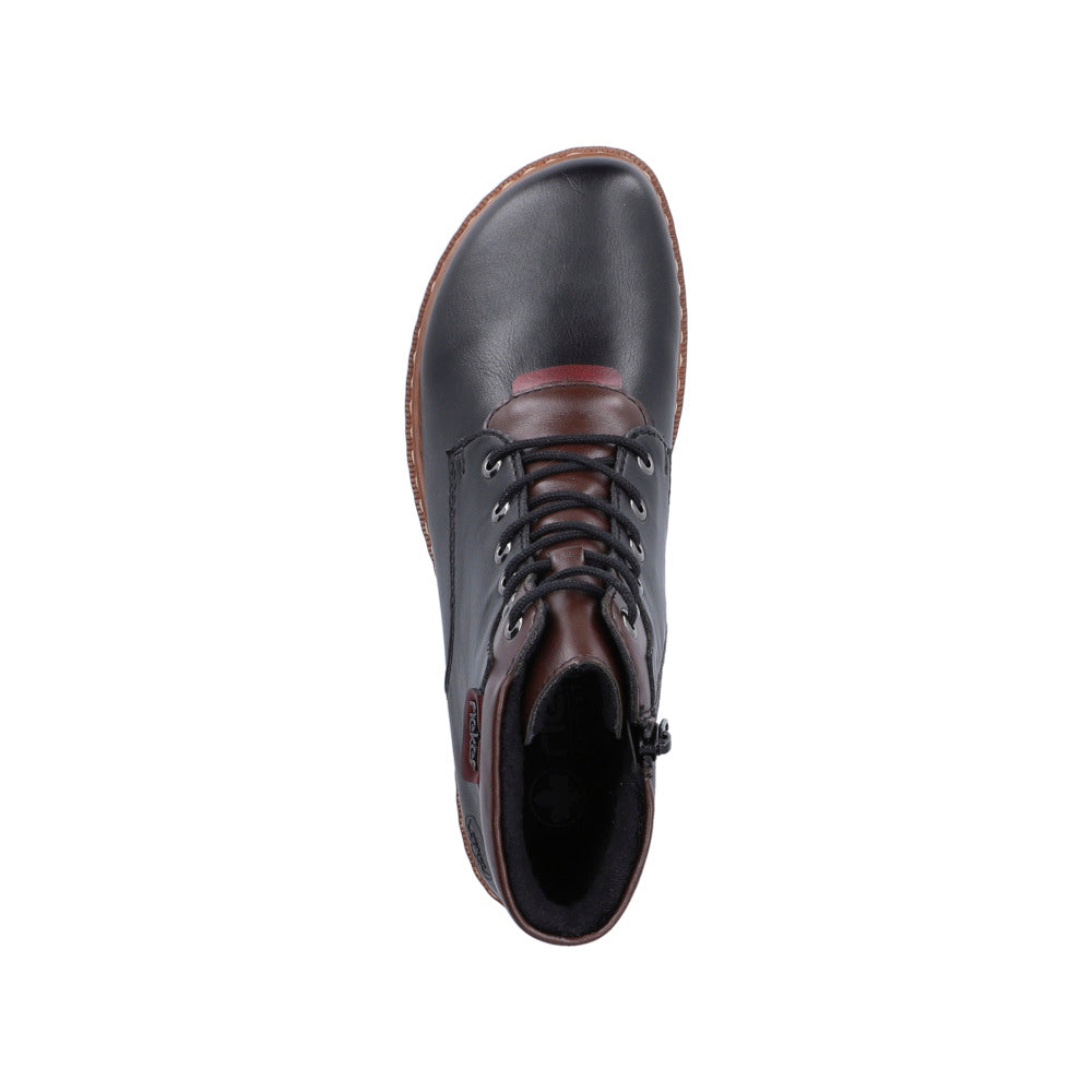 Rieker Z9340-00 Britta Black Boots