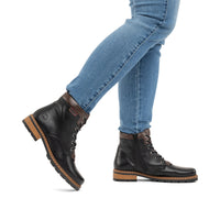 Rieker Z9340-00 Britta Black Boots