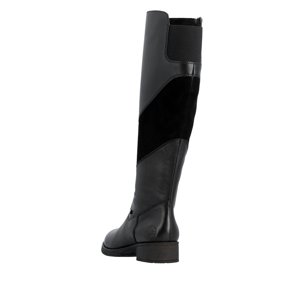 Rieker Z9566-00 Faith Black Boots