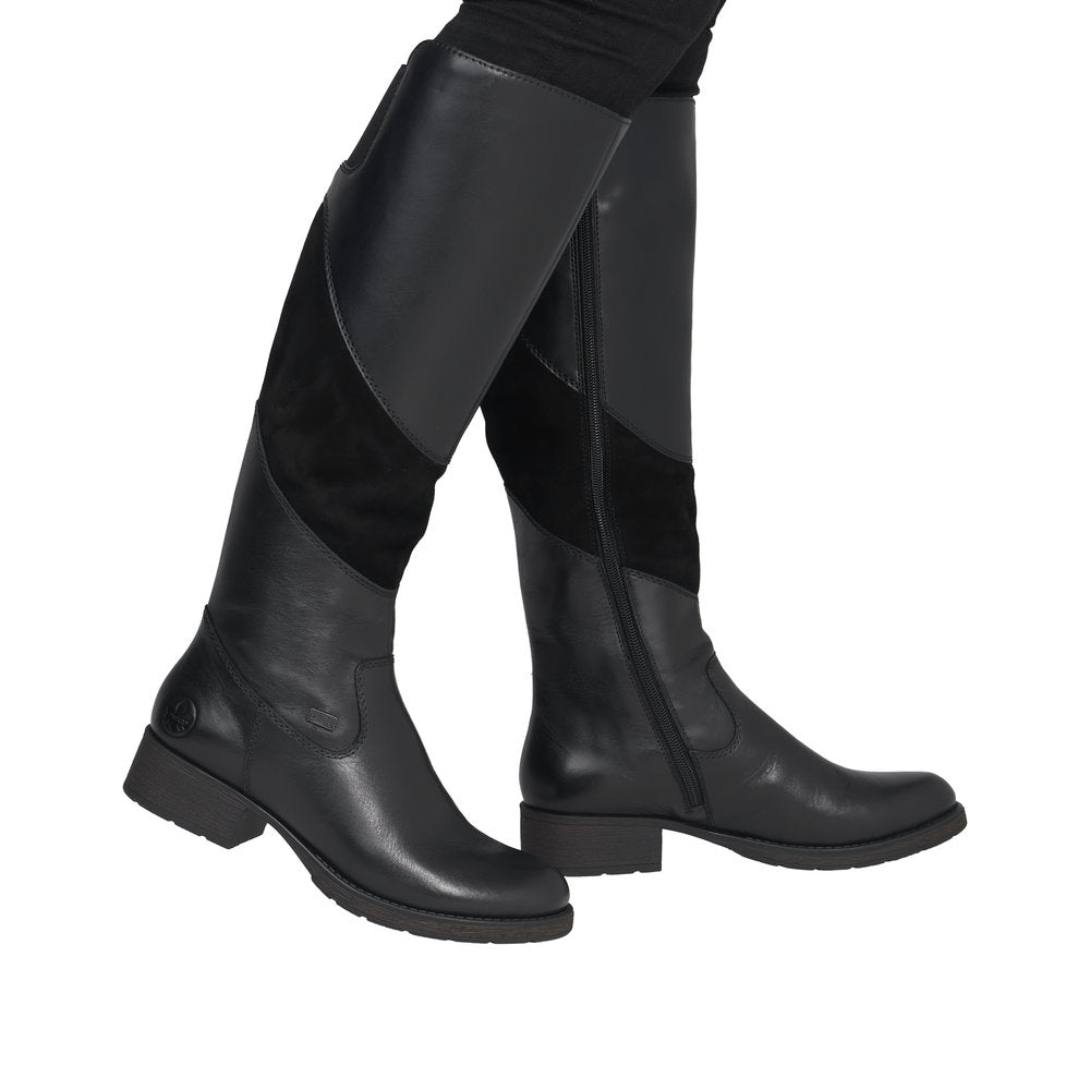 Rieker Z9566-00 Faith Black Boots