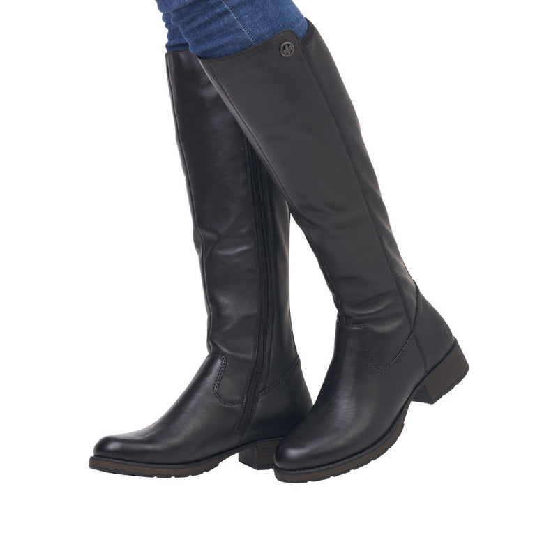 Rieker Z9591-01 Black Boots