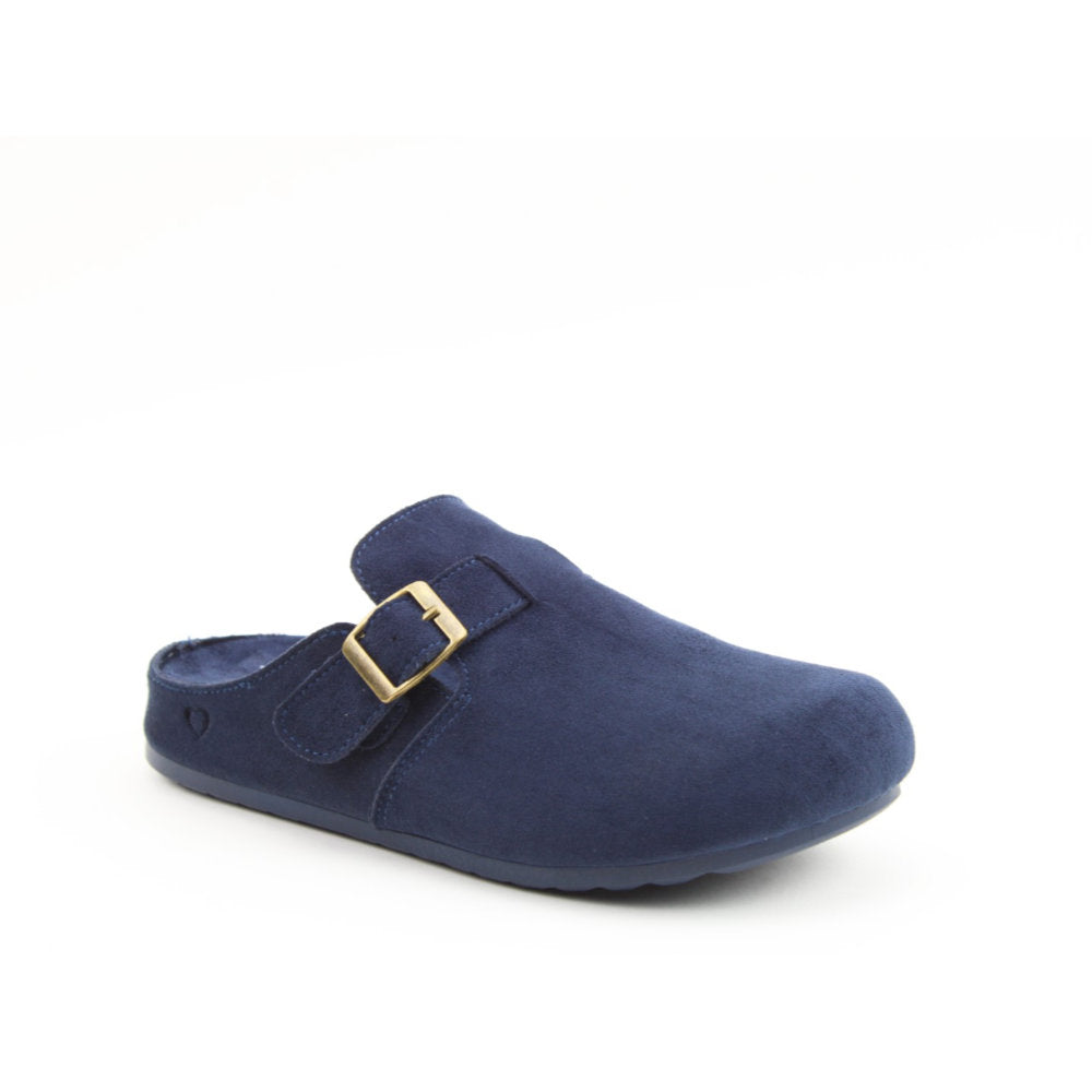 Heavenly Feet Softy Navy Slippers