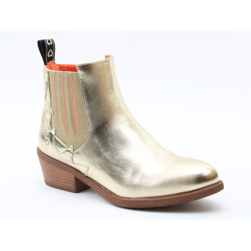 Heavenly Feet Christina AB0005243 Gold Ankle Boots